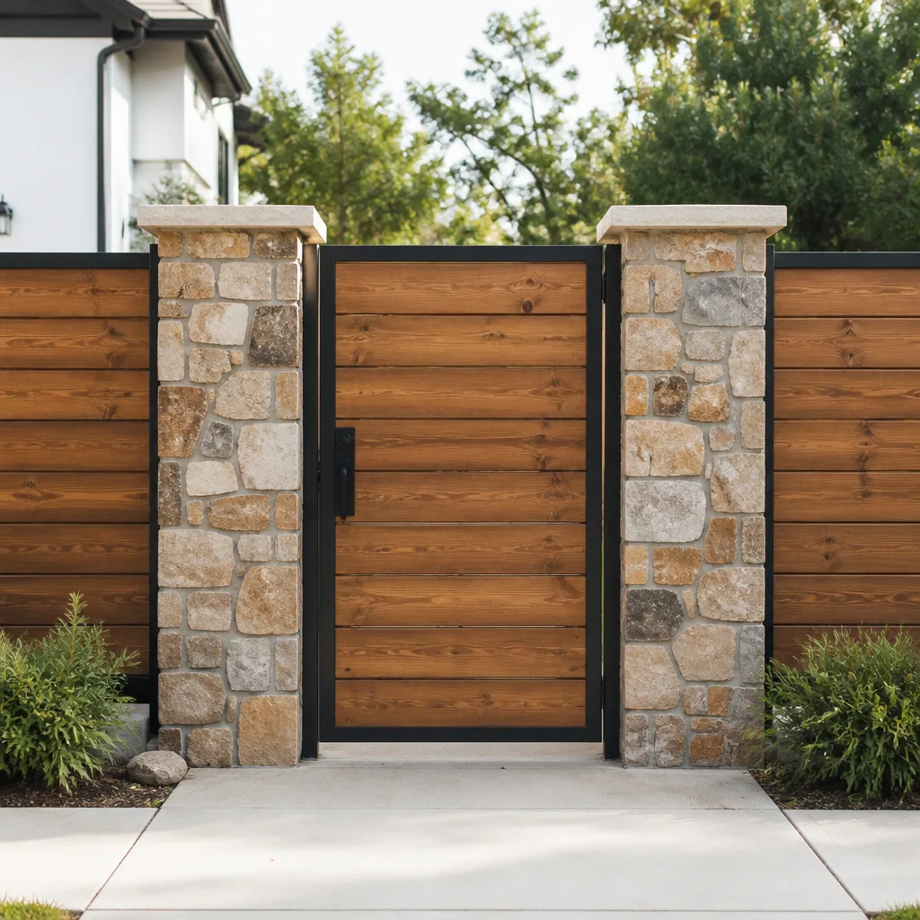 Wood & steel frame